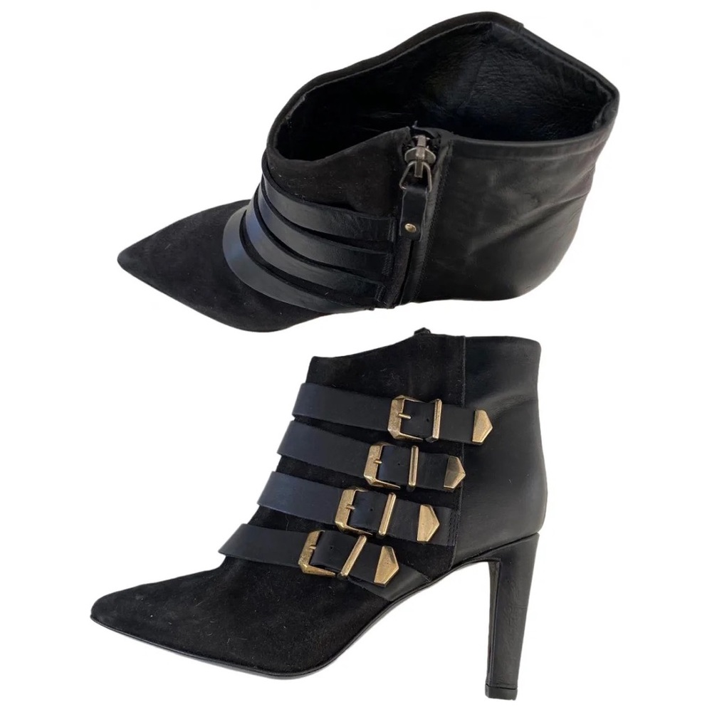The Kooples Buckle Ankle Boots